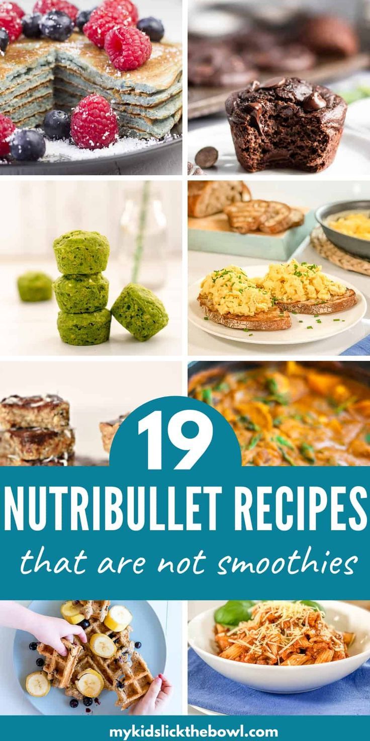 the top ten nutritbullet recipes that are not smoothies