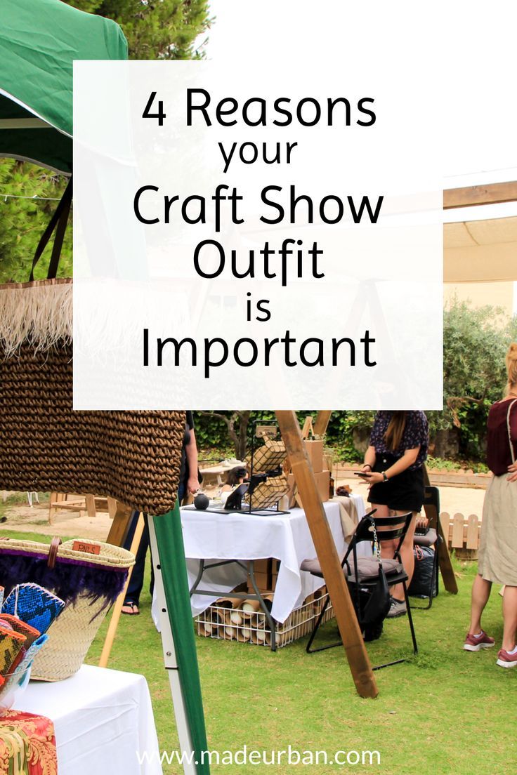 people standing around in the grass at an outdoor craft show with text overlay that reads 4 reasons your craft show is important