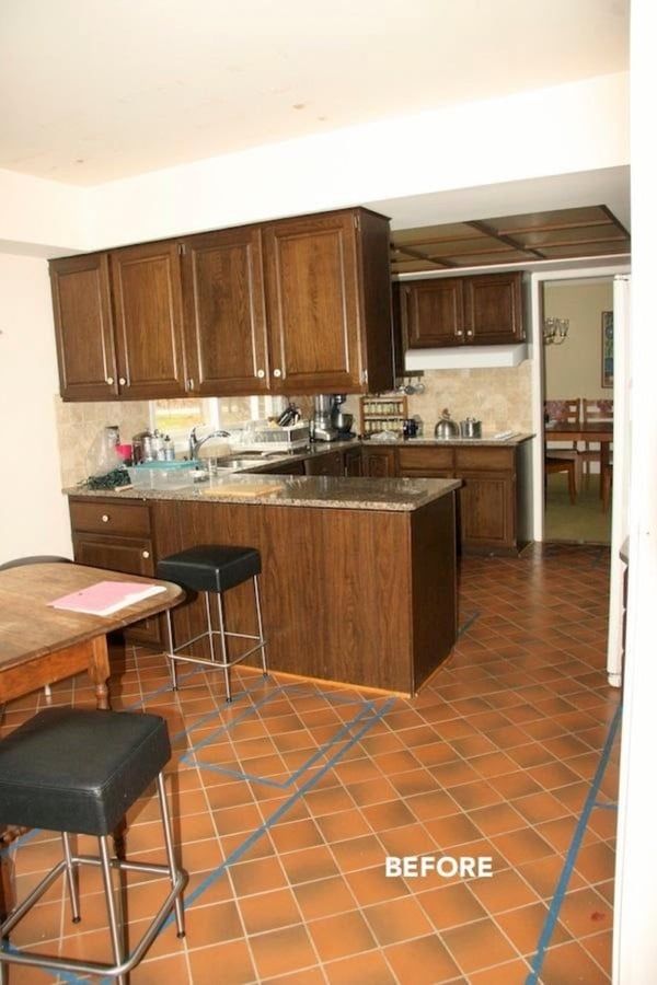 the kitchen is clean and ready to be used for cooking or dining room furniture,