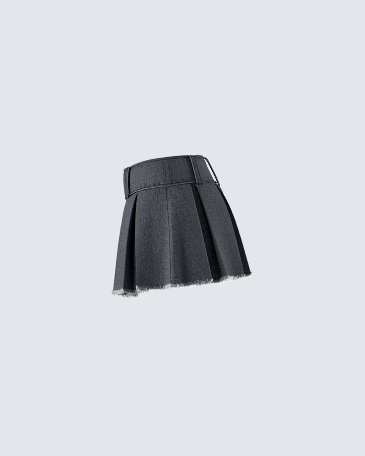 Level up your attitude with our black denim pleat skirt 🖤 This look is made from a washed denim fabric, and complete with a mid-rise fit, a frayed hem, and an invisible side zipper - Bold, bada*s, and ready to slay any occasion 😜 White Corset Dress, Denim Pleated Skirt, Yellow Mini Dress, Pleat Skirt, Black Off Shoulder, Mesh Maxi Dress, White Corset, Sequin Mini Skirts, Pink Sequin