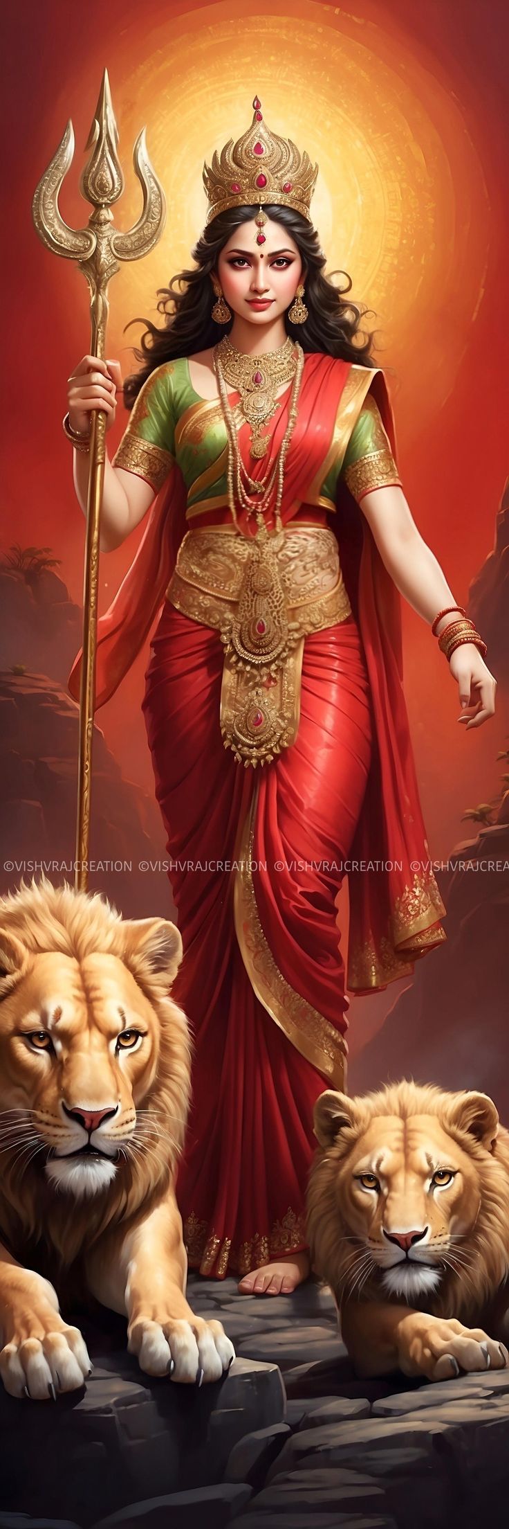 Durga Art Paintings, Aadi Shakti Goddesses, Durga Puja Kolkata, Navratri Devi Images, Durga Mata, Durga Ji, Durga Picture, Indian Goddess Kali, Krishna Avatar