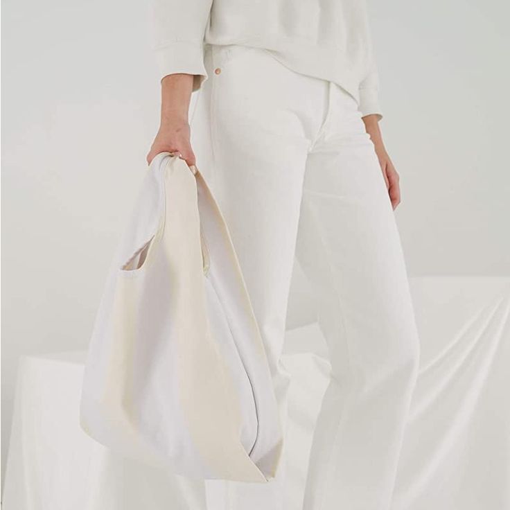 Buttermilk Stripe - Cream And Off White Colors Tags On, Brand New But Has Been In My Closet For A While And Has A Couple Very Small Spots Noted In Pictures Reminds Me Of Lsg Everlane Or Madewell Casual White Baguette Bag With Large Capacity, White Baguette Bag With Adjustable Strap For Shopping, White Bags With Adjustable Strap For Everyday Use, White Baguette Tote Bag, Chic White Baguette Bag With Removable Pouch, White Baguette Bag With Removable Pouch, White Bag With Adjustable Strap For Everyday Use, White Satchel Canvas Bag, Versatile White Canvas Bag For Travel