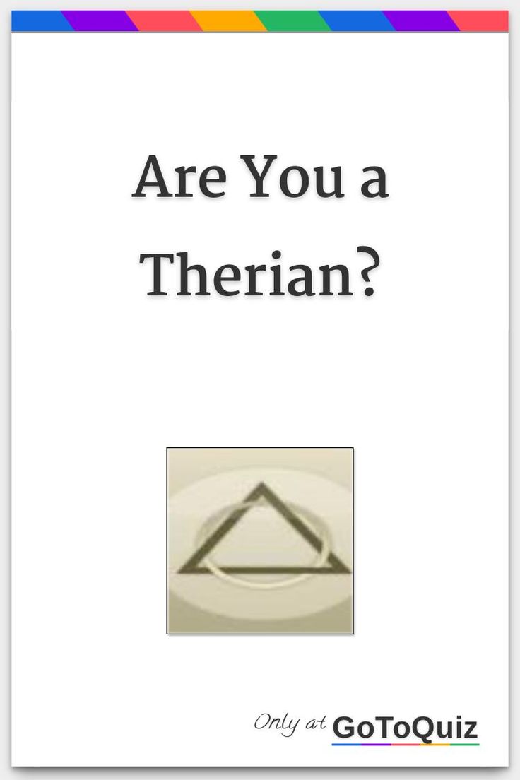 a book cover with the title are you a therian?, and an image of