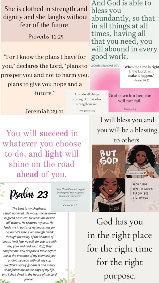 a collage of different bibles with the words and images above them in pink, green