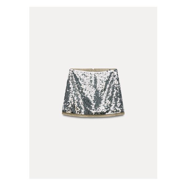 ZARA WOMAN COLLECTIONMini skirt with a high waist made of a ramie blend with 25% cotton. Sequin appliqué. Hidden in-seam zip closure. Sequin Mini Skirt, Sequin Appliques, Sequin Mini Skirts, Beauty Sale, Invisible Zip, Sequin Mini, Zara Woman, Zara Women, Women Collection