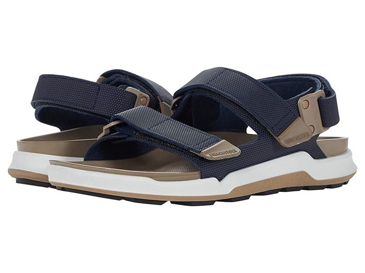 Birkenstock Tatacoa - Men's Shoes : Futura Midnight Birko-Flor : Keep your season cool and casual in the sporty and laid-back Birkenstock Tatacoa open-toe sandal. Rubberized synthetic upper features three-point adjustability with adjustable hook-and-loop fasteners with rubber grips at toe, instep, and heel. A raised toe bar is designed to encourage the natural gripping motion of your feet. Breathable microfiber linings with a textile-lined, contoured cork footbed that molds to the shape of your Lightweight Synthetic Sport Sandals, Lightweight Functional Synthetic Sport Sandals, Comfortable Sport Sandals With Ortholite Insole For Outdoor Activities, Breathable Leather Sport Sandals For Outdoor, Sporty Waterproof Slides For Outdoor, Lightweight Sport Sandals With Removable Insole, Lightweight Synthetic Sandals, Lightweight Functional Synthetic Sandals, Lightweight Functional Sport Sandals With Removable Insole