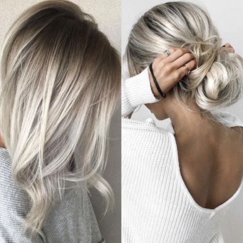 Bright Blonde Hair, Blond Ombre, Ash Hair, Ash Blonde Balayage, Blending Gray Hair, Winter Hairstyles, Blonde Balayage, Grey Hair, Great Hair