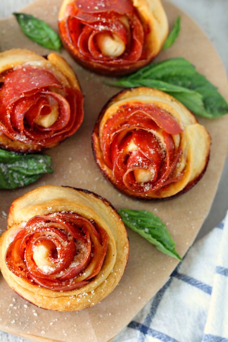 small pastries are arranged on a plate