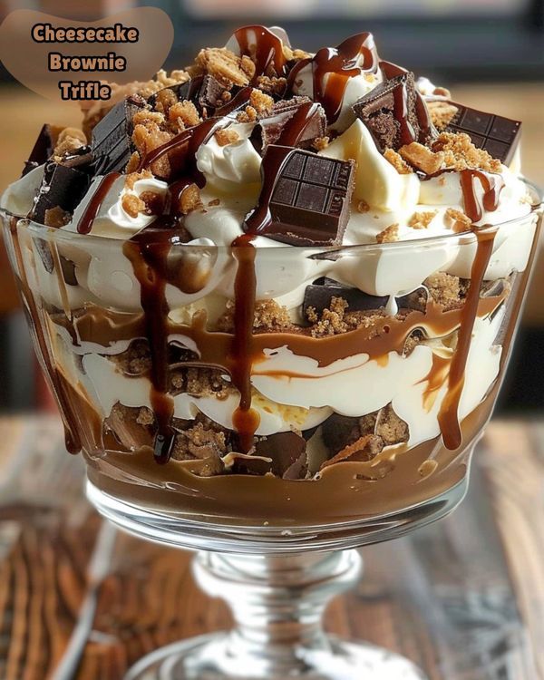 an ice cream sundae with chocolate and caramel drizzle