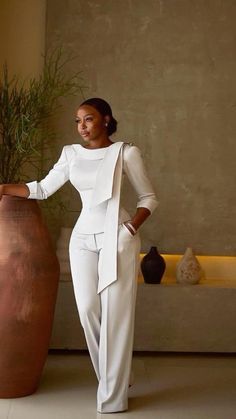 Outfit Airport, Grad Outfits, Outfit Aesthetics, Outfit Art, Pant Suits For Women, Accessories Outfit, African Tops, Art Outfit, Outfit Autumn