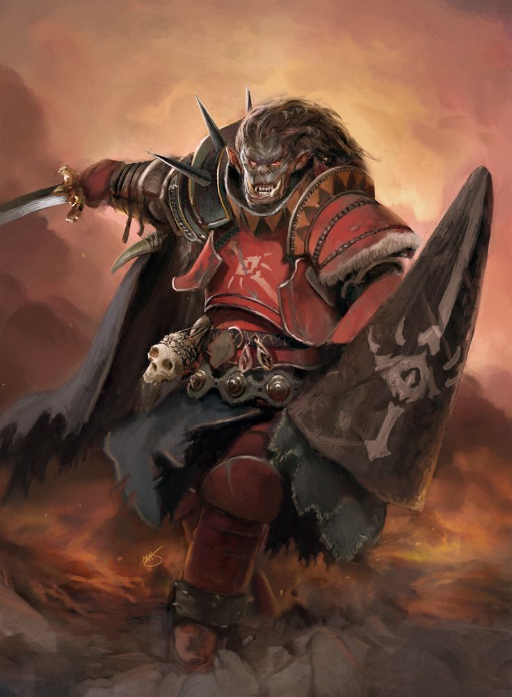 Orc God, Pathfinder Rpg Characters, Dnd Orc, Orc Warrior, Pathfinder Character, Dungeons And Dragons Art, Roleplay Characters, Fantasy Races, Dnd Art