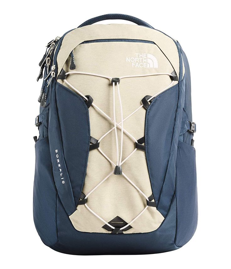 Women's Borealis Backpack by The North Face Hoco 2022, Cute Backpacks For School, Borealis Backpack, North Face Borealis, Backpack Free, Blue Wings, College Backpack, Beige Light, Bungee Cord