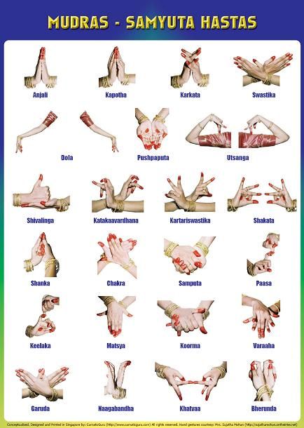 the poster shows different types of hands and feet