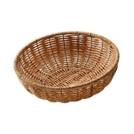 a brown wicker basket on a white background