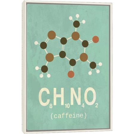 a poster with the name chno caffeine on it