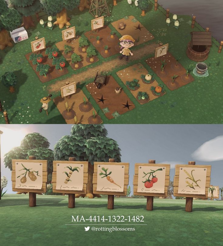 an animated farm scene is shown in two separate screens, with the same image on each side