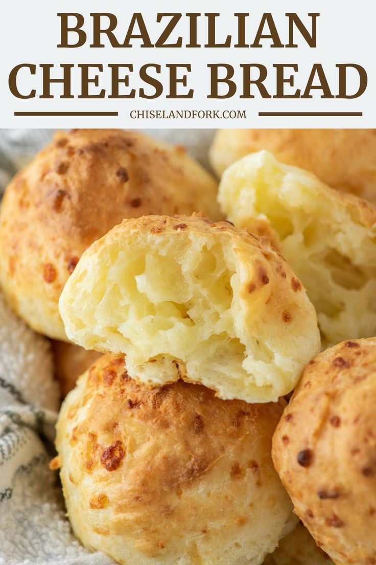 the best brazilian cheese bread is made with just three ingredients and it's so good to eat