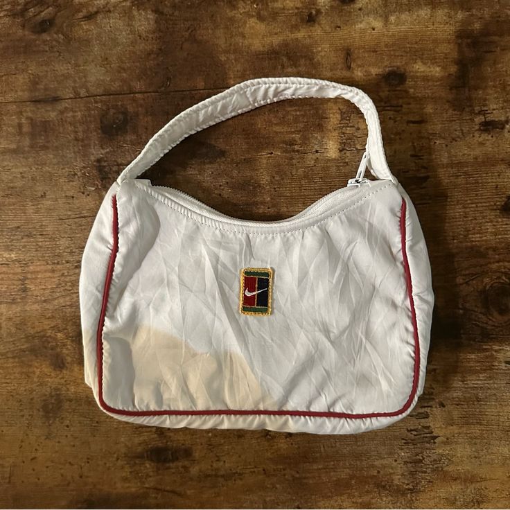 Frankie Collective Reworked Nike Shoulder Bag Size O/S 9/10 Condition (Never Worn) Nike Shoulder Bag, Reworked Bag, Nike Reworked, Bag Nike, Reworked Nike, Frankie Collective, Nike Bags, Nike White, White Nikes