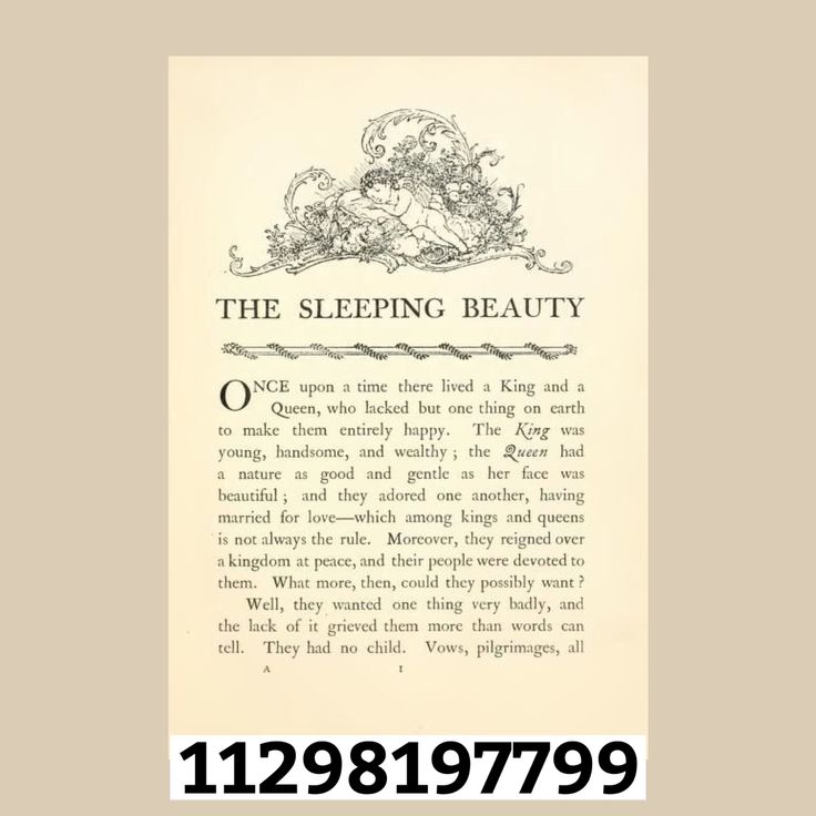 an advertisement for the sleeping beauty company