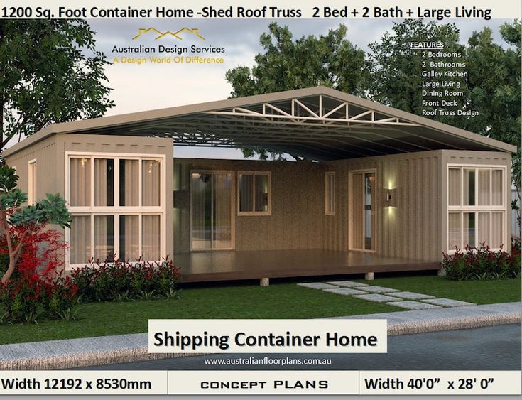 the shipping container home is ready to be built in less than 2 minutes or less