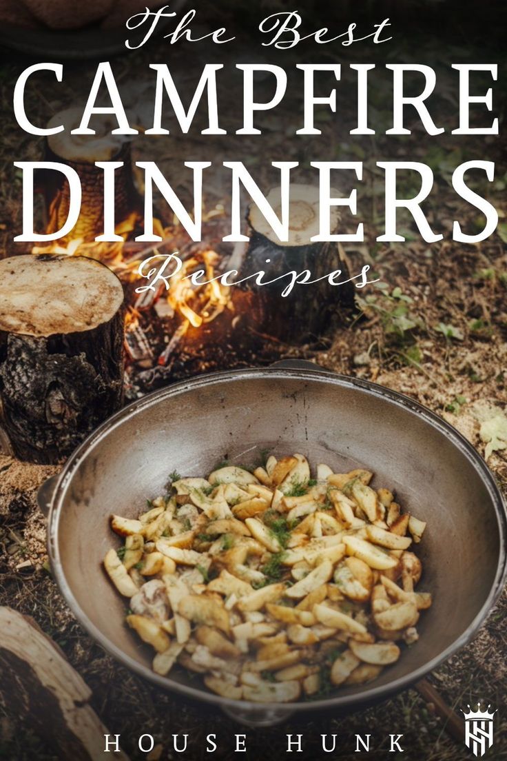 the best campfire dinners recipes by house hunk, book review and giveaway