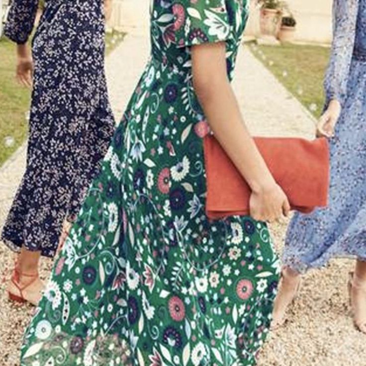 Boden Floral Maxi Dress, Size: S (Or 4), Brand New Boden Womens Dresses, Midi Dress For Garden Party Dress Down, Spring Maxi Dress For A Date, Spring Date A-line Dress, Green Floral Dress For Casual Occasions, Feminine Green Midi Dress For Casual Occasions, Feminine Green Midi Dress For Casual Wear, Boden Dress, Embroidered Maxi Dress