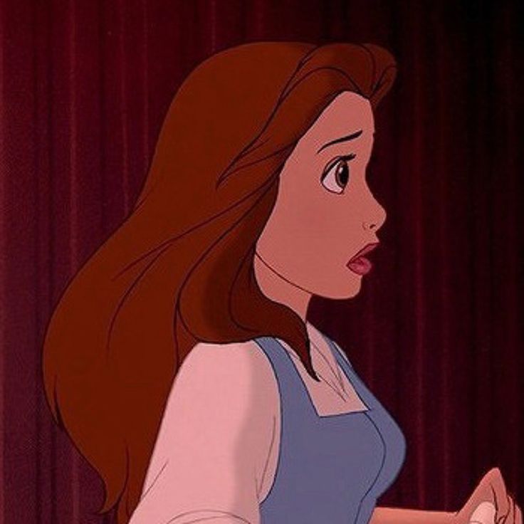 the animated character from beauty and the beast is looking at something off to the side