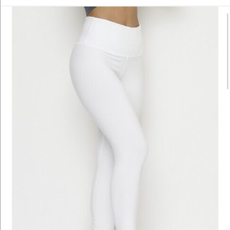 Beautiful Yoga Leggings, Color: White. Condition Is New With Tags, Size S. Fabric Is 84% Polyester 16% Spandex. Brand: Solmi White Full Length Athleisure Yoga Pants, White Full Length Yoga Pants For Pilates, High Rise Comfort Stretch Yoga Bottoms, White Full Length Gym Bottoms, White Elastane Activewear For Pilates, White Full Length Pants For Pilates, White Compression Leggings, White High Waist Activewear For Pilates, White Full Length Yoga Pants For Spring