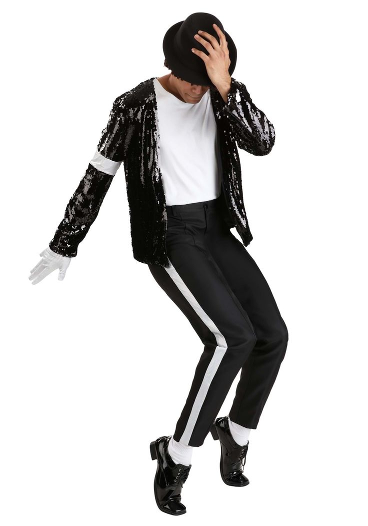 PRICES MAY VARY. Size: Large Iconic Tribute: Capture the essence of music royalty with our Exclusive Men's Michael Jackson Moonwalk Costume, meticulously crafted to pay homage to the legendary King of Pop. Step into the spotlight and channel the electrifying energy and groundbreaking style that defined Michael Jackson's iconic career. Whether you're moonwalking at a themed party or dazzling the dance floor, this costume is your ticket to embodying the spirit of a superstar and making a lasting i Michael Jackson Moonwalk, Michael Jackson Costume, Pilgrim Costume, Addams Family Costumes, Celebrity Costumes, My Little Pony Costume, Villain Costumes, 80s Costume, King Of Pop