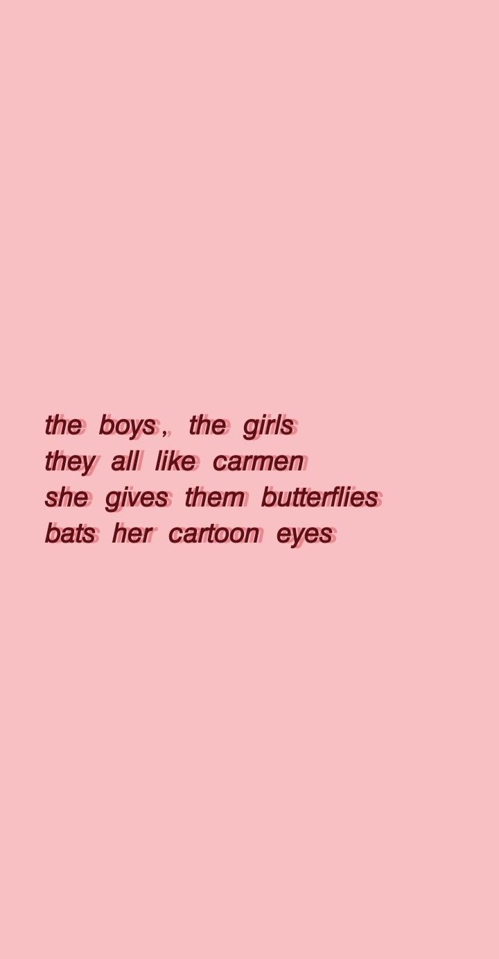 the boys, the girls, they all like camera she gives them butterflies bats her caton eyes