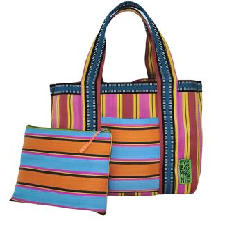 Vif Tote Bag | Colorful Waterproof Nylon | Shop Now – Vive La Compagnie Everyday Multicolor Nylon Shoulder Bag, Trendy Colorful Shoulder Bag For Travel, Colorful Travel Tote Shoulder Bag, Everyday Multicolor Packable Bags, Orange Nylon Travel Bag, Versatile Multicolor Bag For On-the-go, Versatile Multicolor Bags For On-the-go, Casual Multicolor Nylon Shoulder Bag, Colorful Vibrant Travel Bags