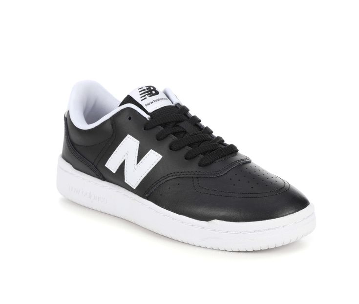 Upgrade your game with the Men's New Balance BB80 Sneakers and experience the perfect combination of performance, comfort, and style. Whether you're a serious athlete or a casual player, these sneakers are sure to take your game to the next level. Classic round toe, Lace-up closure for a secure fit, Leather/synthetic upper, Perfing details, Removable foam insole, Synthetic outsole | Men's New Balance BB80 Sneakers in Black/White Size 7.5 New Balance Men, Sneakers Black, Next Level, Size 13, New Balance, The Man, The Next, Size 12, Size 7