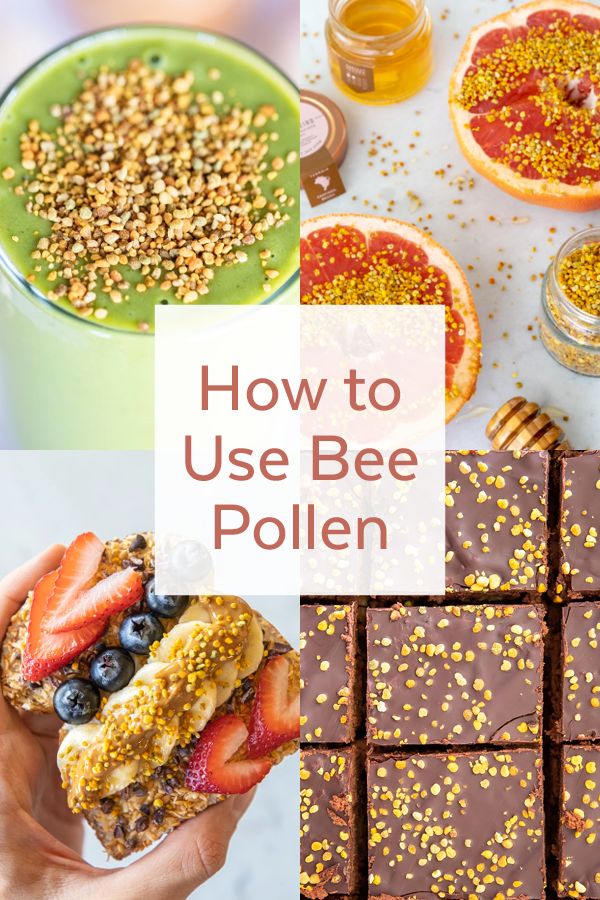 how to use bee pollen in baking