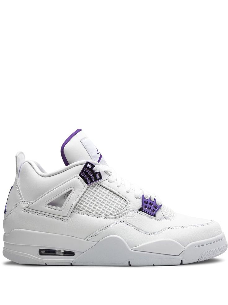 Jordan Air 4 Retro, Jordan Air 4, Jordan 4 Metallic, Jordan 4 Retro Metallic, Jordan Shoes Girls, Jordan Shoes Retro, Jordan 4s, Purple Sneakers, Jordan Air