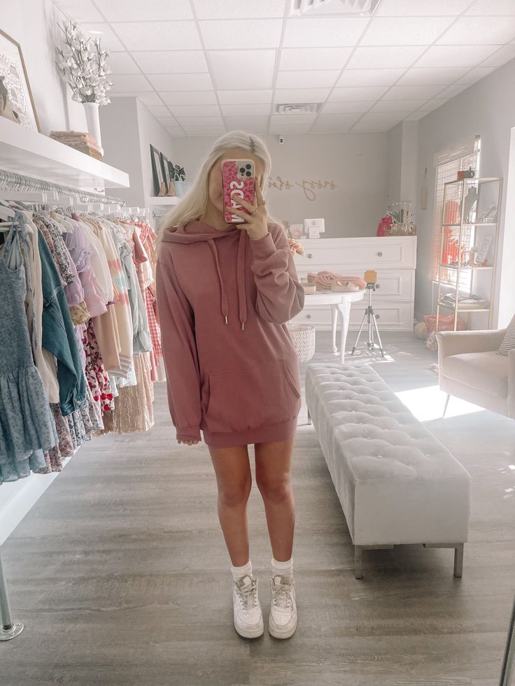 Pillowtalk Sweatshirt Dress | Sassy Shortcake | sassyshortcake.com Oversized Hoodie Dress Outfit, Fall Cotton Sweatshirt Dress For Loungewear, Cotton Sweatshirt Dress For Fall Loungewear, Cotton Sweatshirt Dress For Loungewear In Fall, Long Sleeve Cotton Sweatshirt Dress For Loungewear, Cotton Hooded Sweatshirt Dress For Loungewear, Spring Cotton Sweatshirt Dress For Loungewear, Cotton Sweatshirt Dress For Spring Loungewear, Oversized Cotton Sweatshirt Dress For Spring