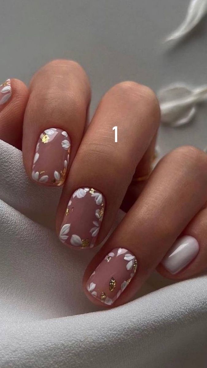 Unghie Nail Art, Milky Nails, Bride Nails, Nails 2024, Bridal Nails, Minimalist Nails, Floral Nails, Chic Nails, Manicure E Pedicure