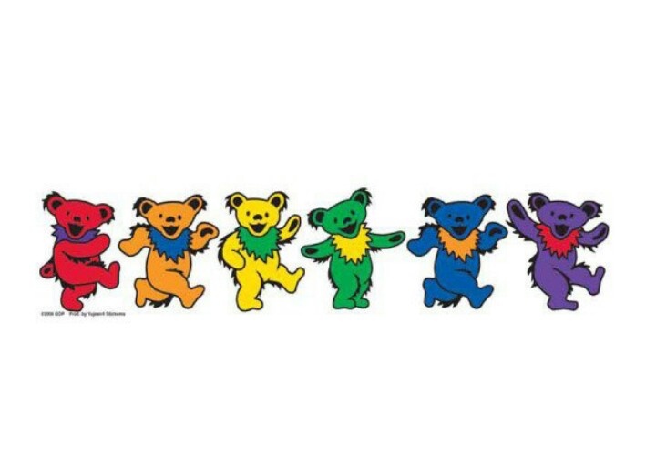 an image of cartoon bears in different colors