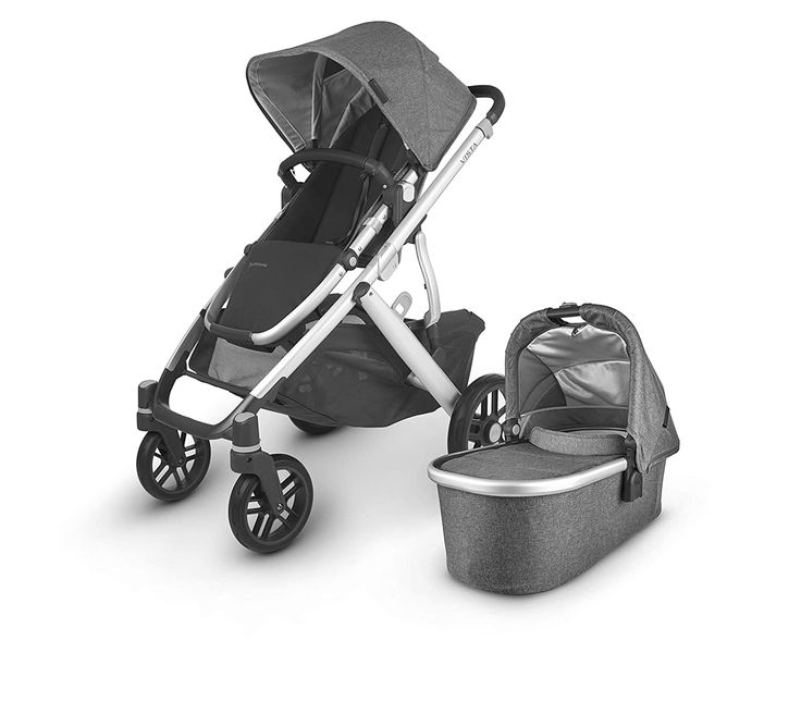 a baby stroller and car seat are shown