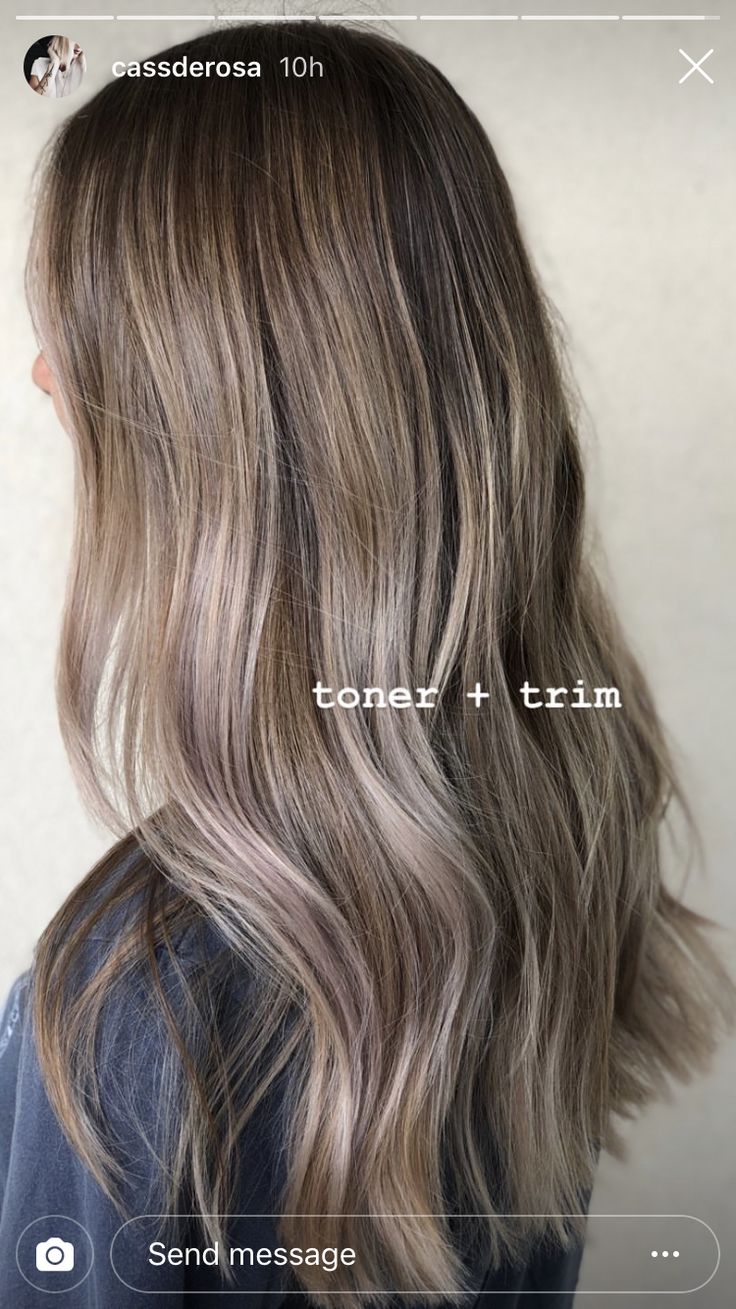 Ashy Balayage, Cool Blonde Hair Colour, Beauty Hair Color, Cool Blonde Hair, Hair Color Light Brown, Brown Hair Balayage, Long Layered Haircuts, Balayage Hair Blonde, Light Hair Color