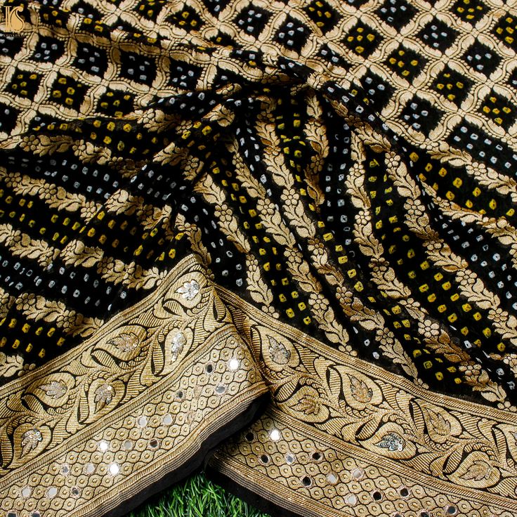 Category: Banarasi Fabric Khinkhwab brings you beautiful fabrics with intricate mirror and sequence work hand embroidery. Fabric: Pure Georgette Price mentioned is for one meter. Note- There may be slight color variations due to photographic reasons. This is a hand-woven product and any irregularities in the weaving or pattern should not be taken as a defect. These irregularities make every handloom piece unique. Intricate Mirror, Banarasi Fabric, Beautiful Fabrics, Sequence Work, Embroidery Fabric, Black Hand, Blouse Fabric, Chanel Boy Bag, Beautiful Fabric