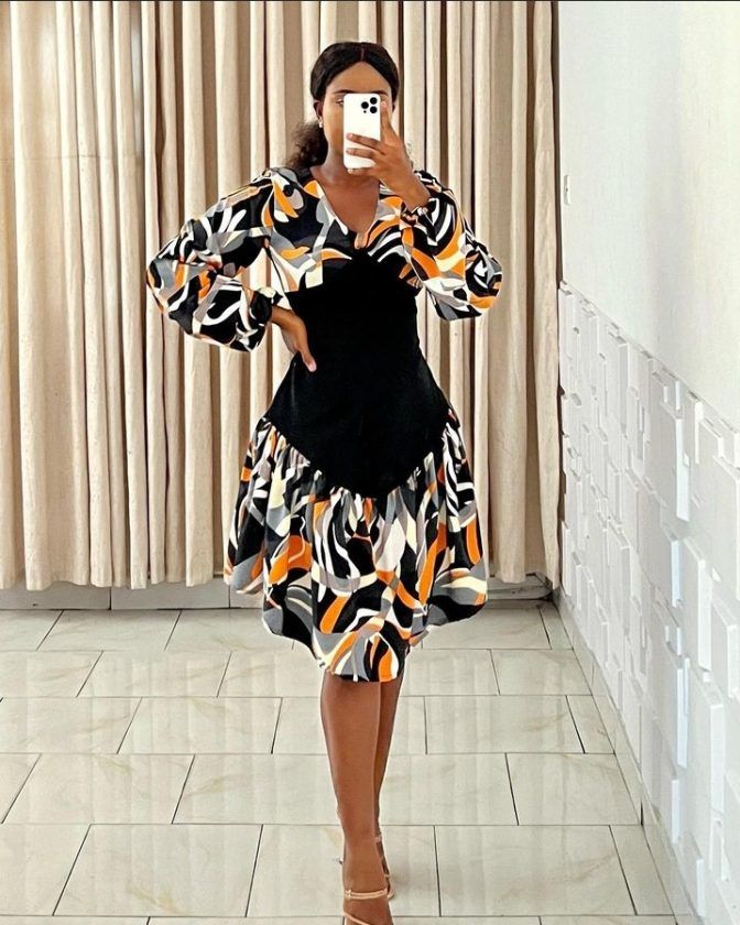 Latest and Simple Ankara Short Dresses for Ladies. Stylish Ankara Styles For Ladies, Crepe Styles For Ladies, Modern Ankara Dress Styles, Crepe Short Gown Styles, Chiffon Short Gown Styles, Simple Chiffon Short Gowns, Ankara Short Dresses, Simple Ankara Gown Styles, Simple Ankara Gowns