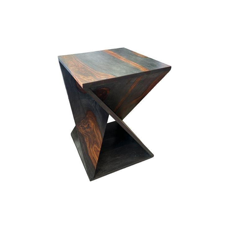 a wooden table that has been made to look like an x - shaped object with wood grain