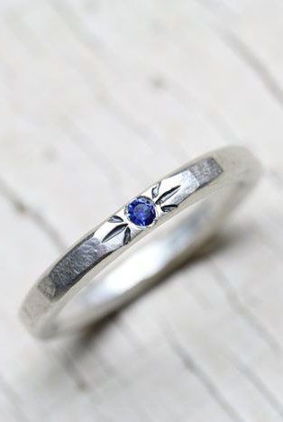 Blue Sapphire Wedding Band Delicate Silver Engraving Silver Sapphire Ring Engagement, Silver Ring Blue Stone, Sapphire Ring Silver, Silver Sapphire Ring, Blue Sapphire Wedding Band, Sapphire Wedding Band, Sapphire Band, Blue Stone Ring, Sapphire Wedding