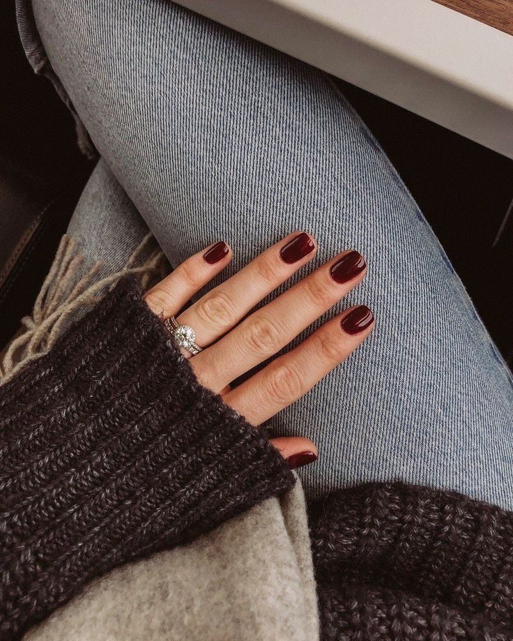 Opi Red Nail Polish, Wine Nails, Red Nail Polish, Red Nail, Fall Nail Colors, Neutral Nails, Nailed It, Manicure Y Pedicure, Chic Nails