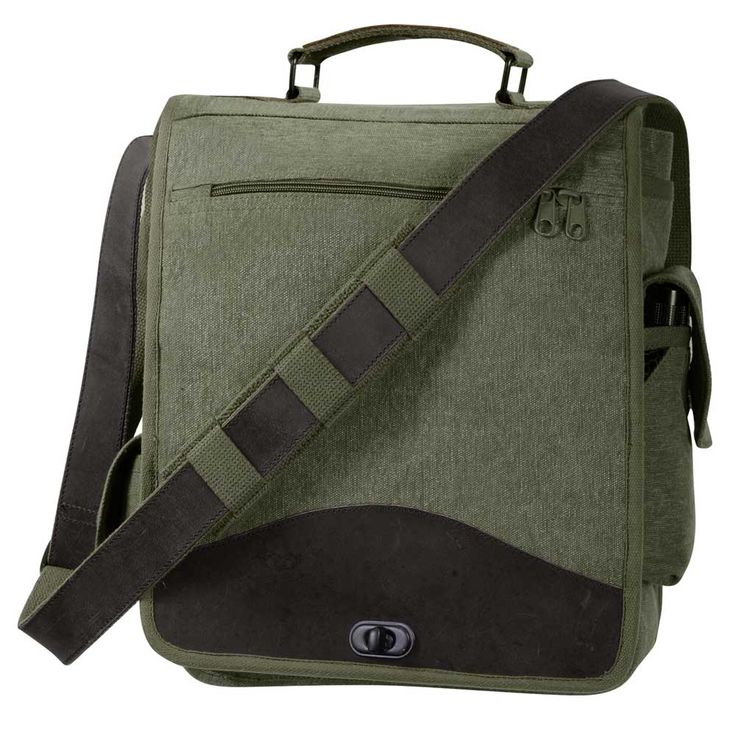 Vintage Olive M-51 Engineer Messenger Bag | Vintage Military Shoulder Bag Military Style Outdoor Satchel Bag, Military Style Satchel Bag For Outdoor, Outdoor Military Satchel Bag, Military Style Satchel For Outdoor, Canvas Satchel In Khaki For School, Khaki Canvas School Satchel, Military Style Rectangular Bag For Everyday Use, Military Style Satchel Bag For Everyday Use, Military Style Satchel For Everyday Use