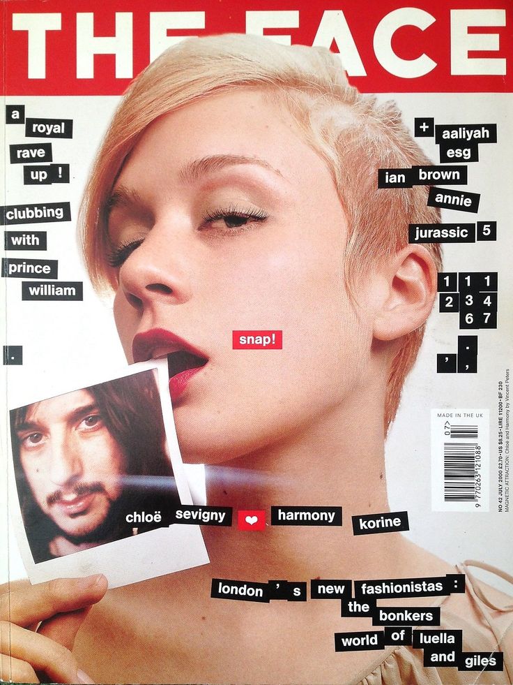 the face magazine cover with a woman holding up a piece of paper in front of her face