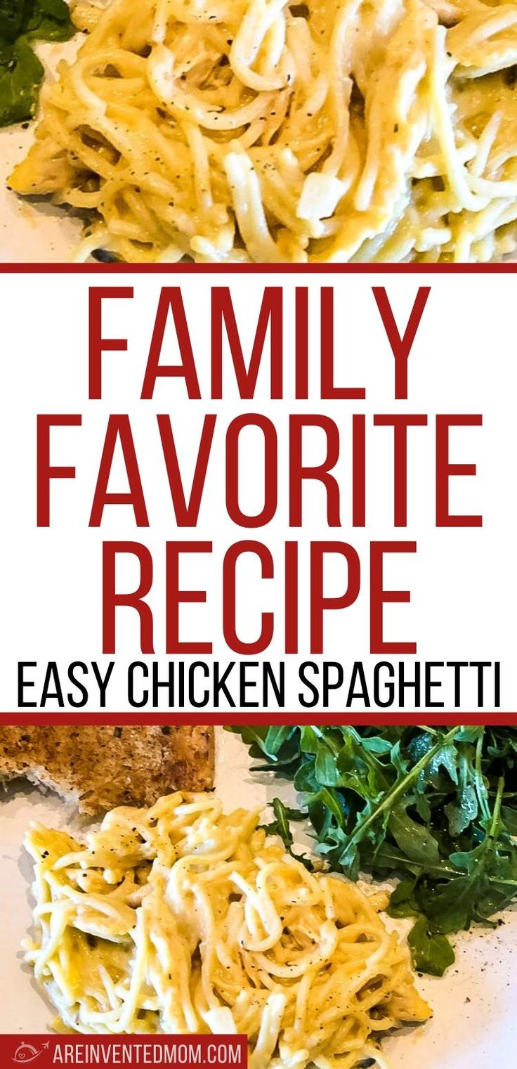 family favorite recipe easy chicken spaghetti