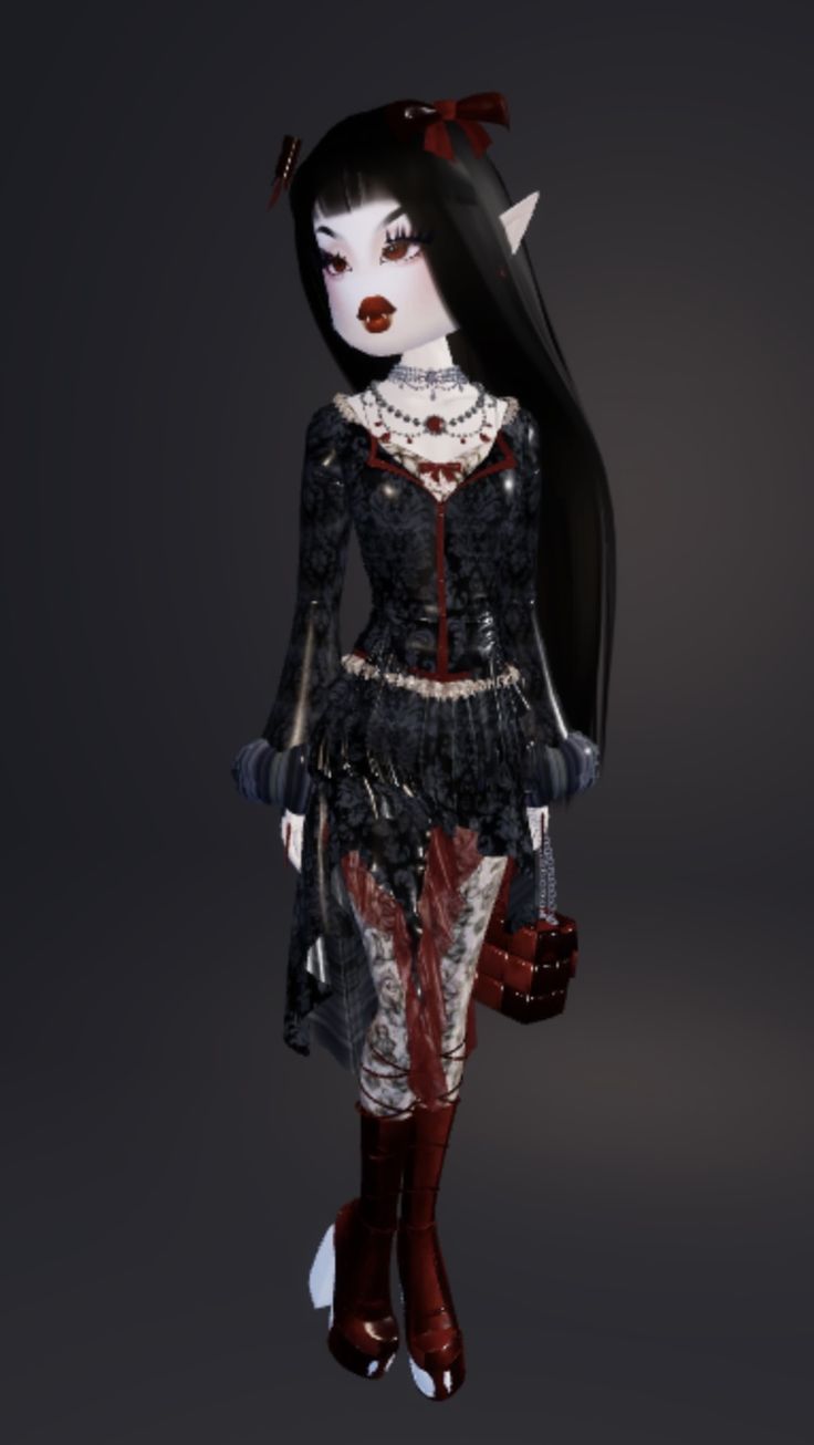 Gothic Dress To Impress, Vampire Dress To Impress, House Cozy, Vampire Dress, Roblox Dress, Dti Hacks, Aesthetic Editing, Shirt Roblox, Dti Ideas