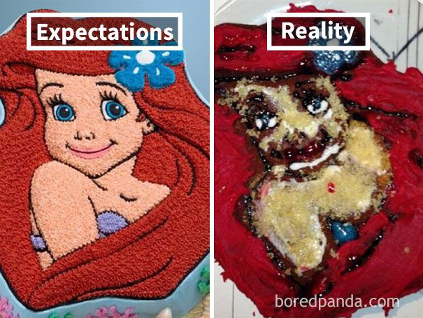 there are two pictures with the same thing on them, and one has been made to look like ariel from the little mermaid