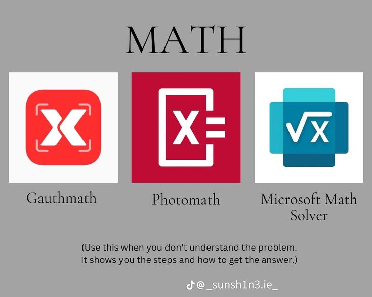 These are apps to help you study for math Aesthetic Title Ideas For Project, Tips To Study Maths, Things To Search On Pinterest, Study For Math, Apps For Math, Study Websites, School Study Ideas, Exam Study Tips, Study Apps